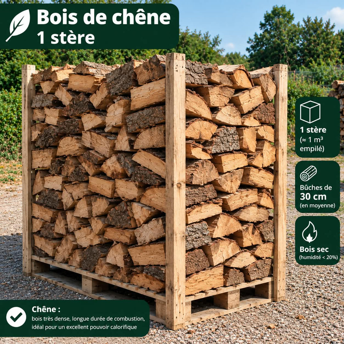 Chêne 30 cm